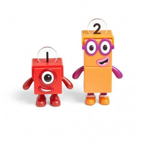 Игровые фигурки Numberblocks 1 и 2 на велосипеде Learning resources HM95354-UK фото