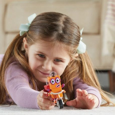 Игровые фигурки Numberblocks 1 и 2 на велосипеде Learning resources HM95354-UK фото