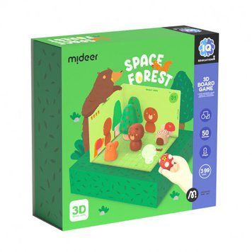 Просторова гра головоломка Ліс 3D Mideer Toys MD2190 фото