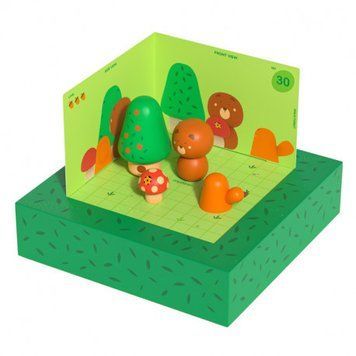 Просторова гра головоломка Ліс 3D Mideer Toys MD2190 фото
