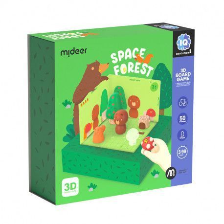 Просторова гра головоломка Ліс 3D Mideer Toys MD2190 фото