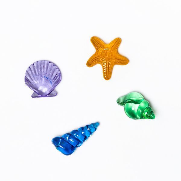 Прозрачные фигурки Ракушки (24 шт) для счета и сенсорных игр TL122-24 фото