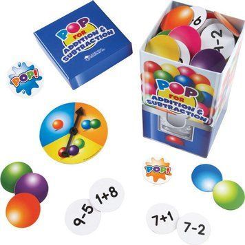 Математическая игра на сложение и вычитание Полезная жвачка Pop Learning Resources LER8441 фото