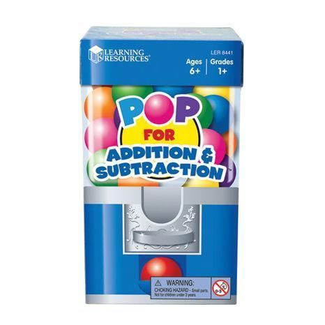 Математическая игра на сложение и вычитание Полезная жвачка Pop Learning Resources LER8441 фото
