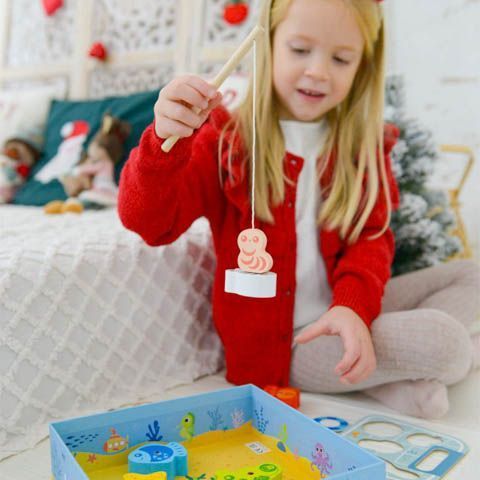 Магнітна гра рибалка 2 в 1 Tooky Toy TK347A фото