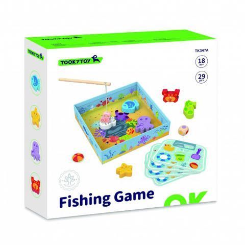 Магнітна гра рибалка 2 в 1 Tooky Toy TK347A фото