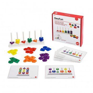 Обучающая игра Цветные формы GeoFun (36 бусин) Edx Education 40100 фото