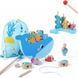 Развивающая игра 4 в 1 Кит (балансир, рыбалка, шнуровка, сортер) Tooky Toy TH698 фото 1