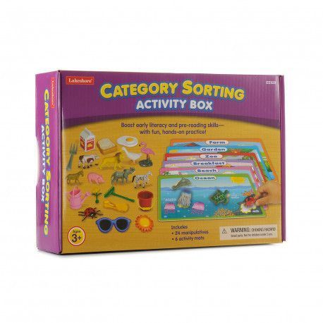 Набор с объемными фигурками Категории Серия Activity Box Lakeshore EE929 фото