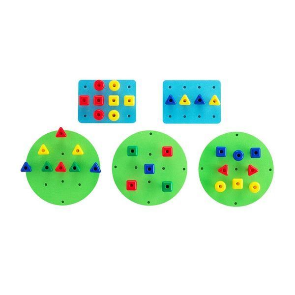 Набор Геометрические гвоздики FunPlay (24 шт) Edx Education 39482 фото