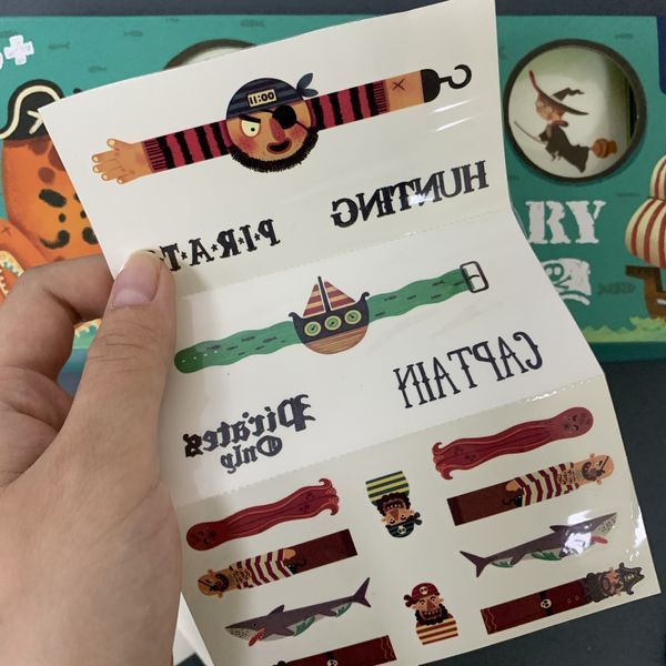 Детские временные татуировки Фантастическое путешествие Mideer Toys MD4041 фото