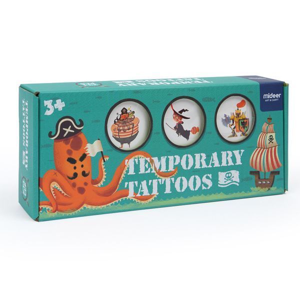 Детские временные татуировки Фантастическое путешествие Mideer Toys MD4041 фото