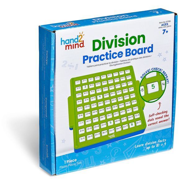 Математический тренажер Деление с самопроверкой Hand2mind (Learning Resources) 97785 фото