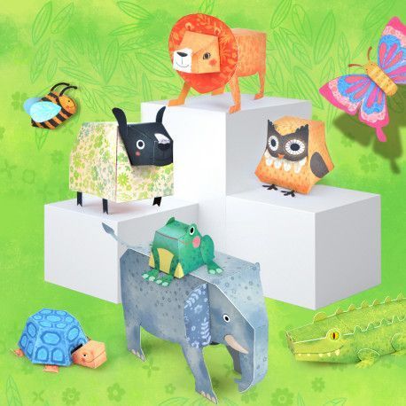 3D Оригами Животные (объемные фигурки) Mideer Toys MD4082 фото