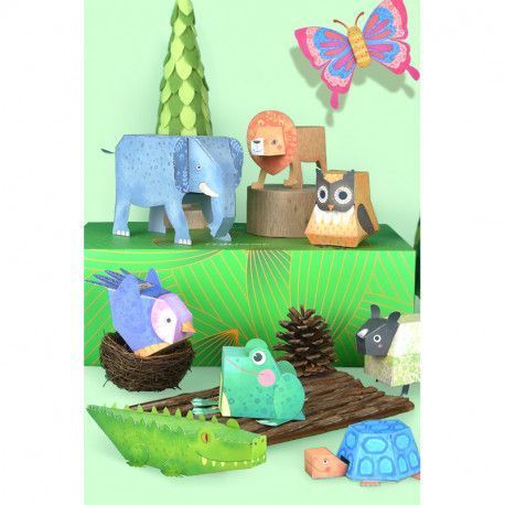 3D Оригами Животные (объемные фигурки) Mideer Toys MD4082 фото