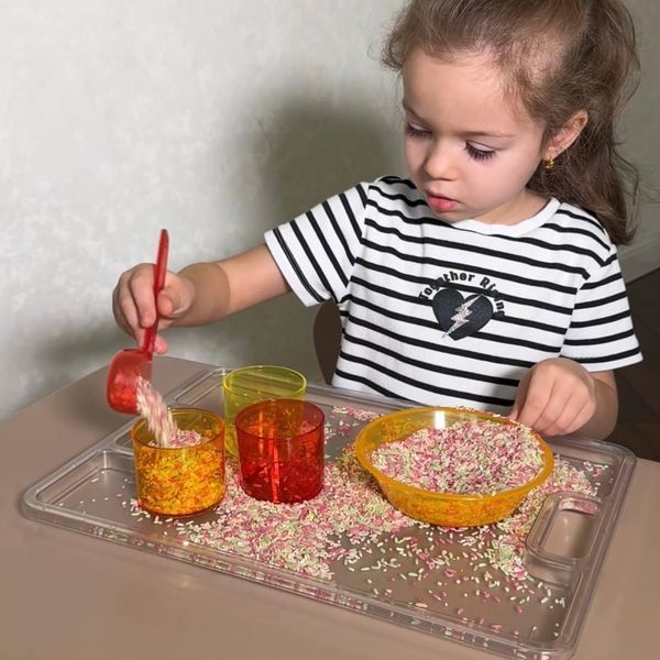 Прозрачный поднос для занятий со светом TS09T фото