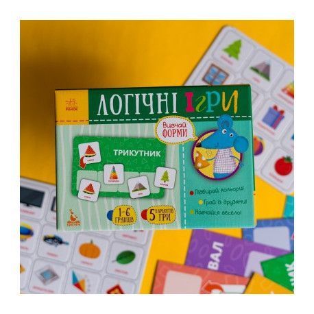 Логические игры Изучай формы Кенгуру КН918002У фото
