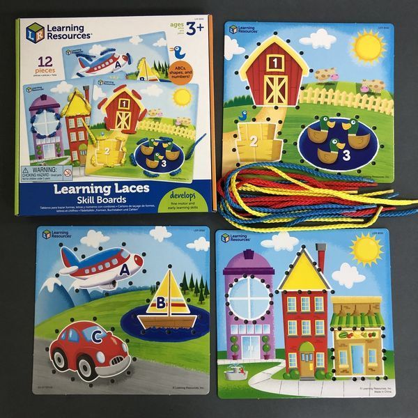 Шнуровка для малышей с шаблонами Learning Resources LER8592 фото