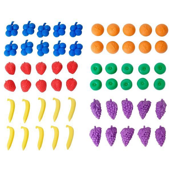 Фигурки Фрукты и ягоды, в контейнере (108 шт) Edx Education 13120C фото