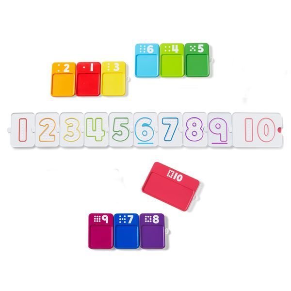 Развивающий набор Сенсорные цифры 1&ndash;10 Hand2mind (Learning resourсes) 96237 фото