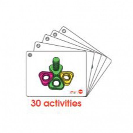 Гра заняття Болти та гайки (16 елементів, 15 карток) Edx Education 50152 фото