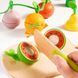 Деревянные игрушечные продукты на липучках Набор шнуровка разрезные овощи и фрукты Mideer Toys MD1243 фото 3