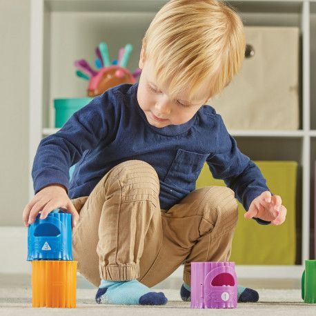 Набір для раннього навчання Забавки в Джунглях Серія Peekaboo Learning resources LER6815 фото