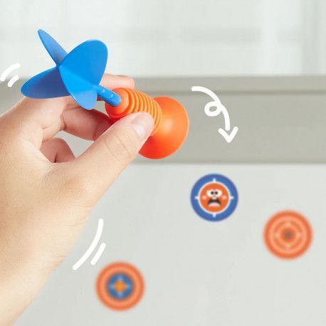 Набір дротиків з присосками для гри в дартс (+ 20 наліпок-цілей) Mideer Toys MD1439 фото