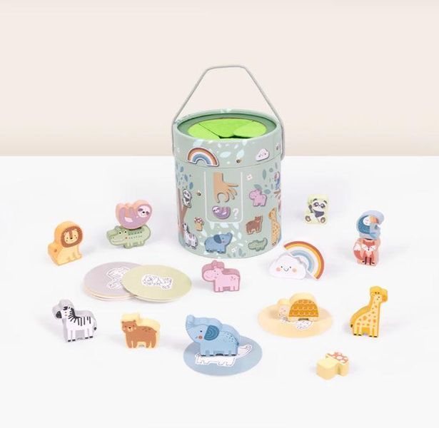 Тактильна гра Таємниче відерце Tooky Toy TK635A фото