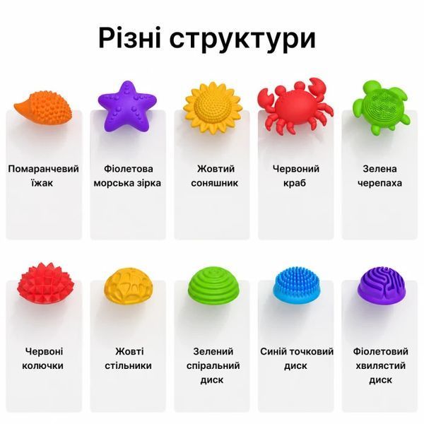 Сенсорні браслети з прикрасами різних текстур для дітей 13162 фото