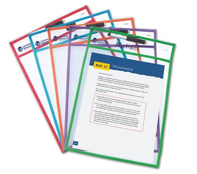 Многоразовая папка для занятий Пиши и стирай Learning Resources LER0477-1 фото