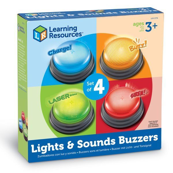 Кнопки Світло і звук (4 шт) Learning Resources LER3776 фото