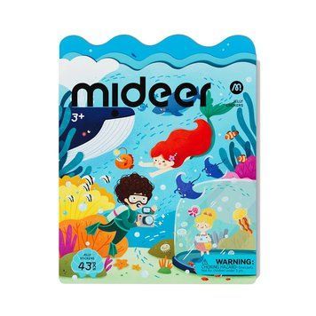 Многоразовые наклейки Океан Mideer toys CT0612 фото