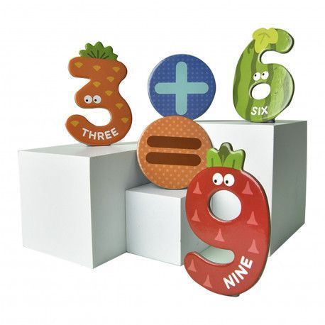 Набір магнітних цифр Яскравий рахунок Mideer Toys MD2102 фото