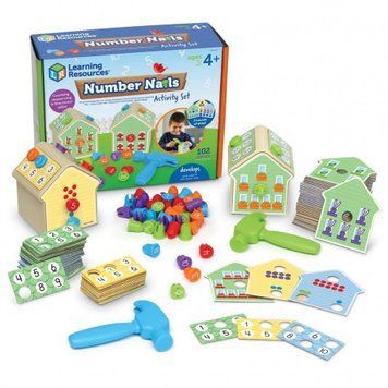 Навчальний набір Математичні цвяшки Learning resources LER3063 фото