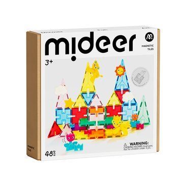 Магнитный конструктор Цветные плитки Королевство чудес Mideer toys MD2417 фото