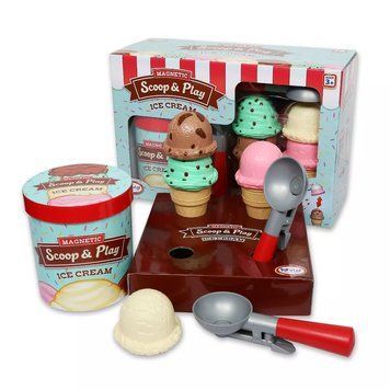 Магнитный набор Мороженое. Серия Соединяй и Миксуй Popular Playthings 64001 фото