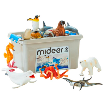 Набір реалістичних фігурок Морські тварини Mideer Toys (11 шт) MD2251 фото