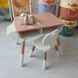 Детский многофункциональный столик Мультивуд Коралл 3 в 1 и стул Poppet PP-010CP фото 2