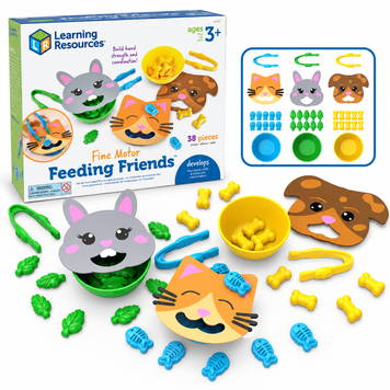 Іграшка для розвитку дрібної моторики Нагодуй тварин Learning resources LER5569 фото