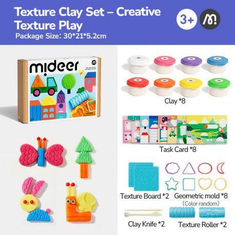 Набір для ліплення Набір для гри з текстурою Mideer toys MD2366 фото
