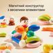 Магнитный конструктор для малышей безопасные большие детали (32 шт.) Mideer Toys MD1588 фото 5