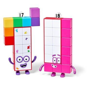 Игровые фигурки Numberblocks Друзья 17 и 18 Learning Resources HM97855-UK фото