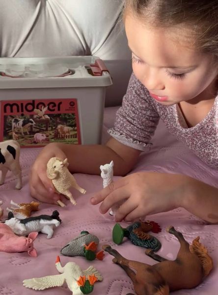 Набір реалістичних фігурок Ферма (11 шт) Mideer Toys MD2263 фото