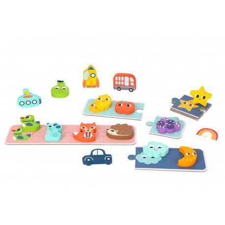 Лото дерев'яні фігурки Tooky Toy TH324 фото