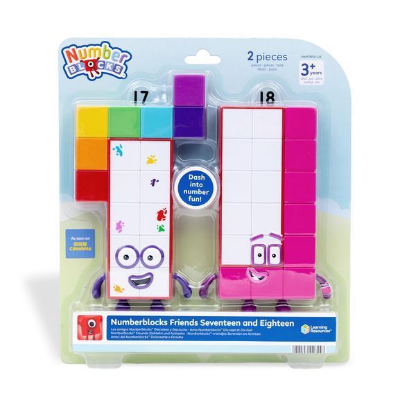 Игровые фигурки Numberblocks Друзья 17 и 18 Learning Resources HM97855-UK фото