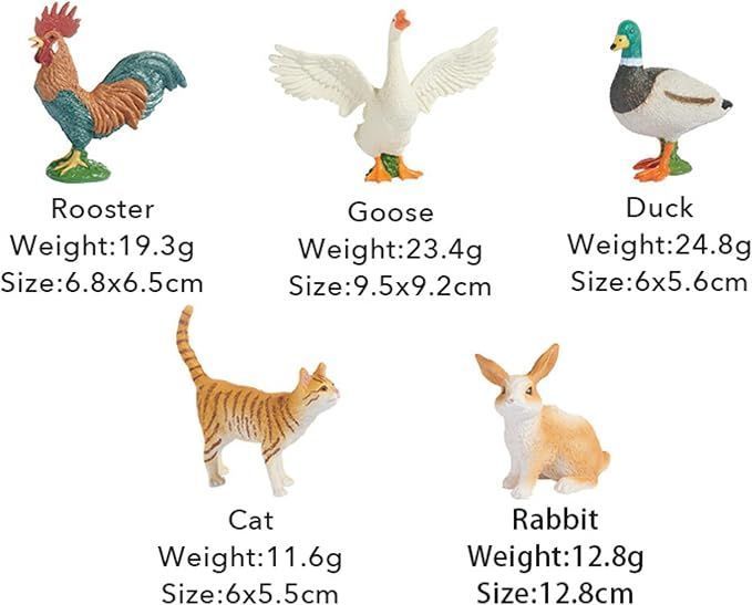 Набір реалістичних фігурок Ферма (11 шт) Mideer Toys MD2263 фото