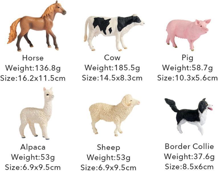 Набір реалістичних фігурок Ферма (11 шт) Mideer Toys MD2263 фото