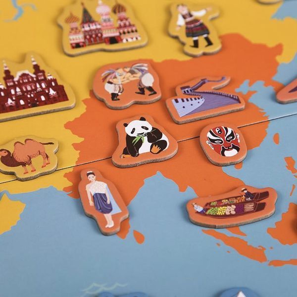 Магнітна книга Мапа світу Mideer Toys MD1018 фото
