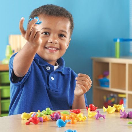 Фигурки Морские обитатели, в контейнере (72 шт) Learning Resources LER3341 фото